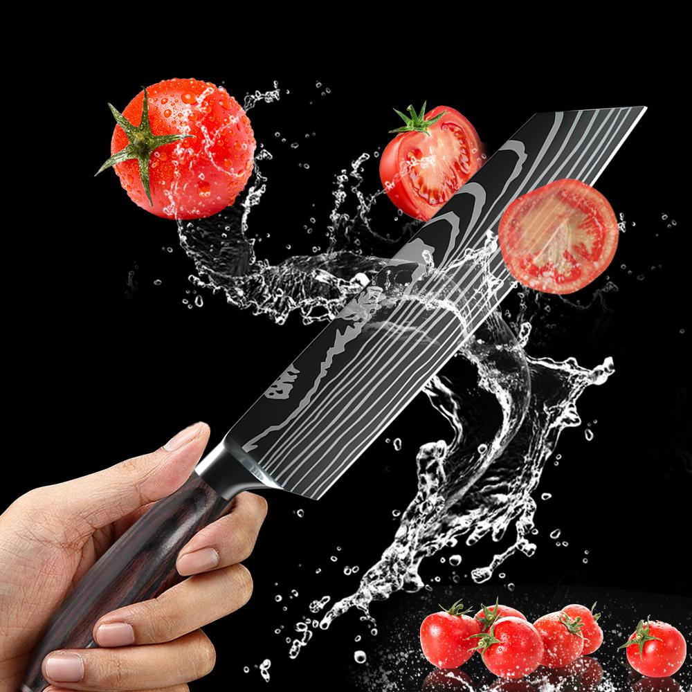 8 inch Kitchen knife High Carbon Steel Hand Forged Chef Knife Sharp Meat Vegetable Chopper Professional Kitchen Cooking Knife