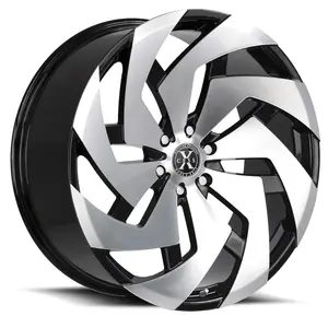 Gloss Black Machined Wheel