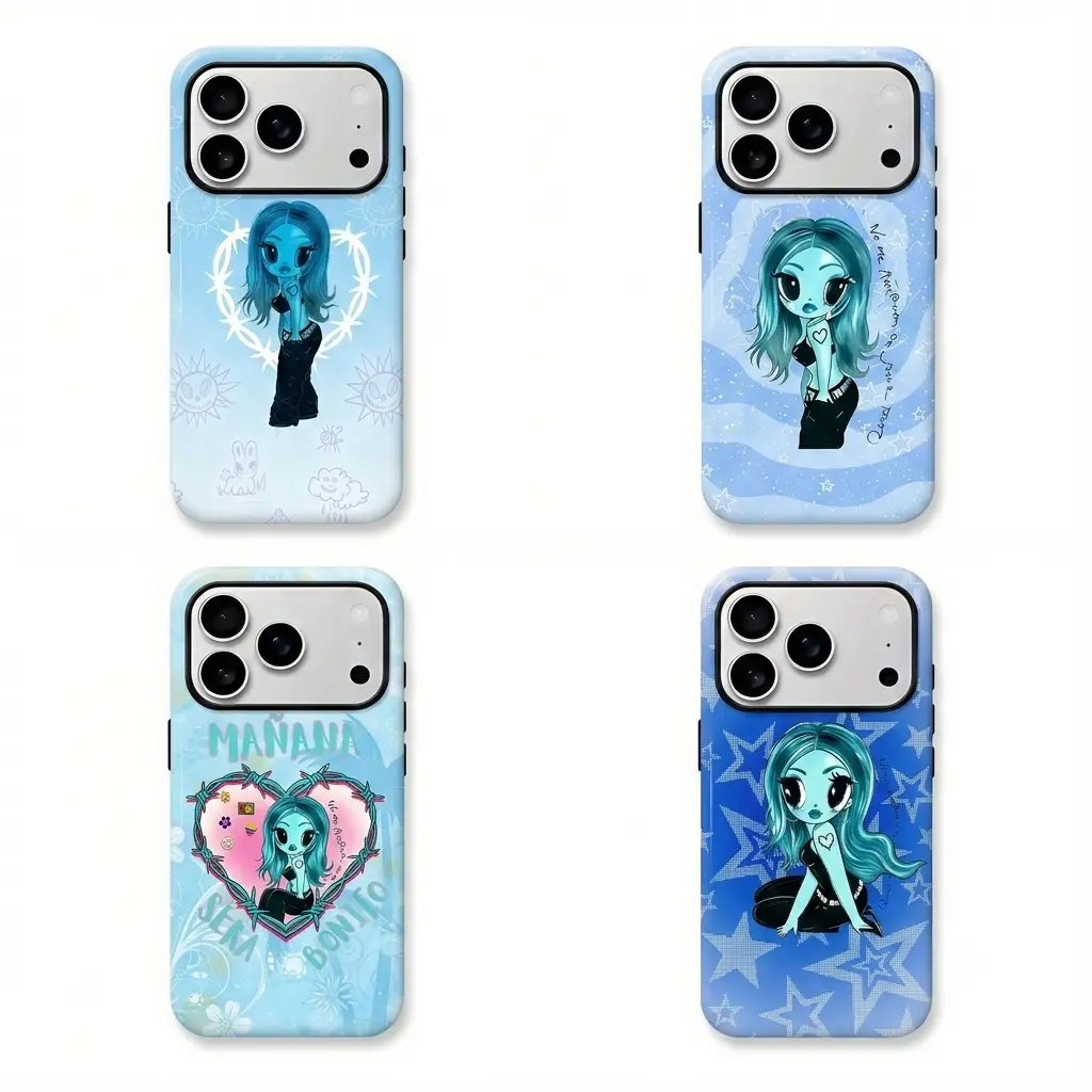 Caso de Teléfono Estilo Chica Latina Y2K, Manana Sera Bonito Aesthetic iPhone Protective Cover