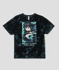 Demon Slayer Kimetsu No Yaiba Muichiro Anime Aesthetic Graphic T-Shirt, 100% Cotton, Unisex Fit - Officially Licensed
