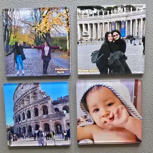 3x3 Acrylic Magnets - Personalized Custom Gifts Decor - 3x3 Inch Magnets with Unique Designs for Birthdays, Anniversaries & More - Decorative