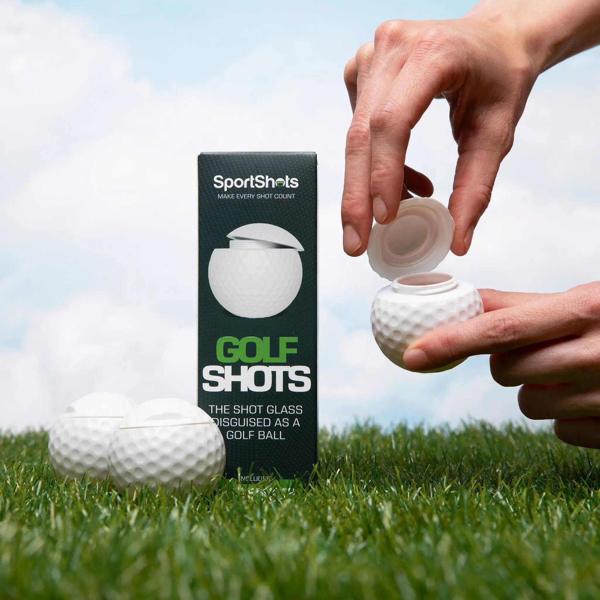 Golf Shots  The Original Golf Ball Shaped Shot Glass