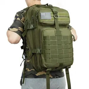 50L 1000D Nylon Waterproof Trekking Fishing Hunting Bag Backpack Outdoor Military Rucksacks Tactical Sports Camping Hiking Does not apply