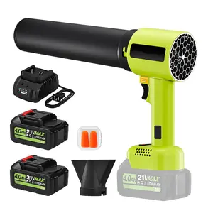 Sakerplus Portable Dust Cleaner,300,000 RPM High-Speed Motor with 4.0Ah Batteries Portable Dust Blower for Yards Driveways Lawns and Workshops