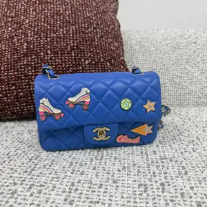 Pre-owned CHANEL leather Crossbody Bags 2024 Hollywood Charms Rectangular Mini Flap Bag