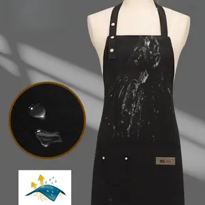 Unisex Fashion Kitchen Apron, Chef Work Uniform for Restaurant Grill Cafe Nail Salon