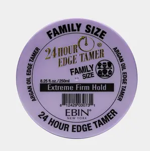 24 Hour Edge Tamer (Extreme Firm Hold) - Humidity-Resistant Gel for All Hair Types, 4C Hair Included