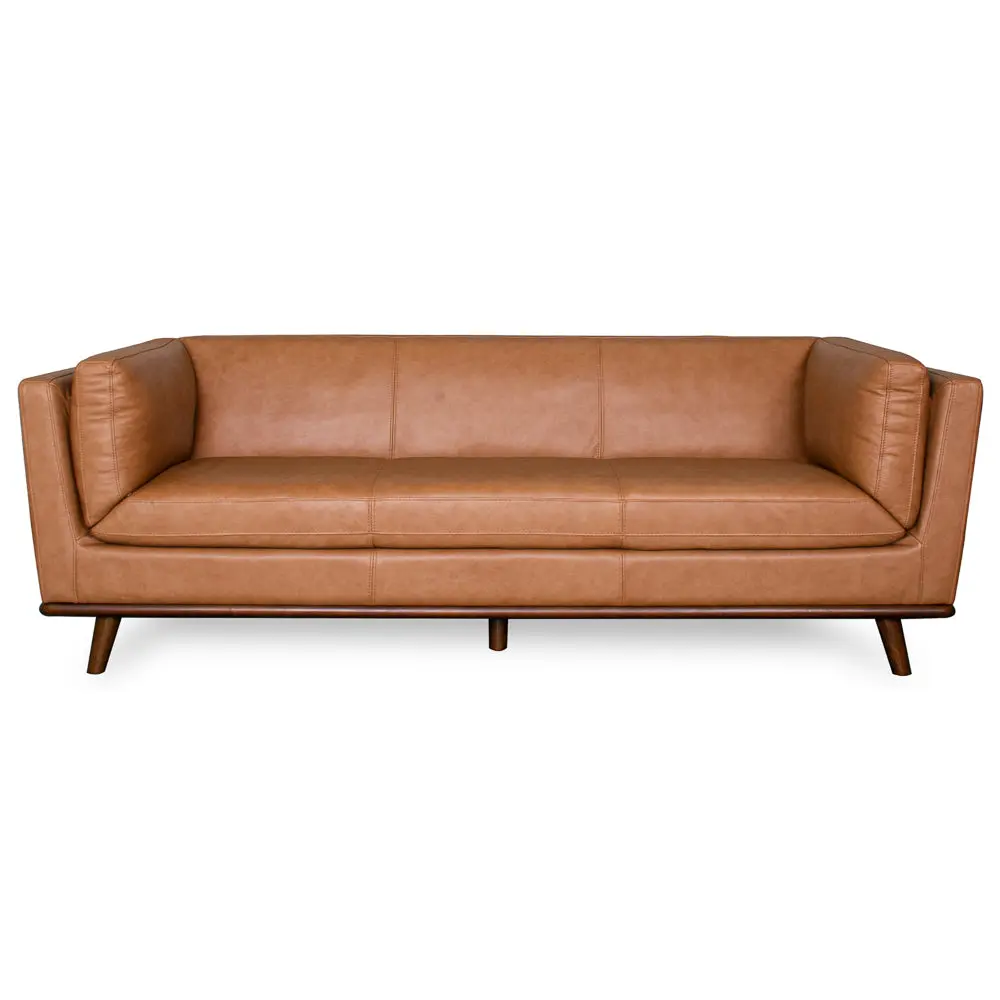 Brooklyn Cognac Leather Sofa