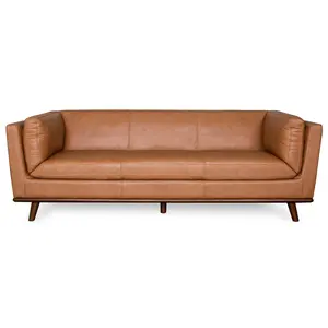 Brooklyn Cognac Leather Sofa
