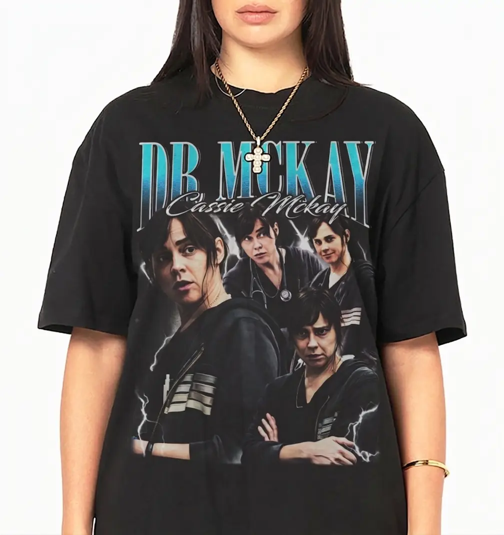 Dr. Mckay T-Shirt - cassie mckay shirt the pitt tee Unisex vintage 90s sweatshirt