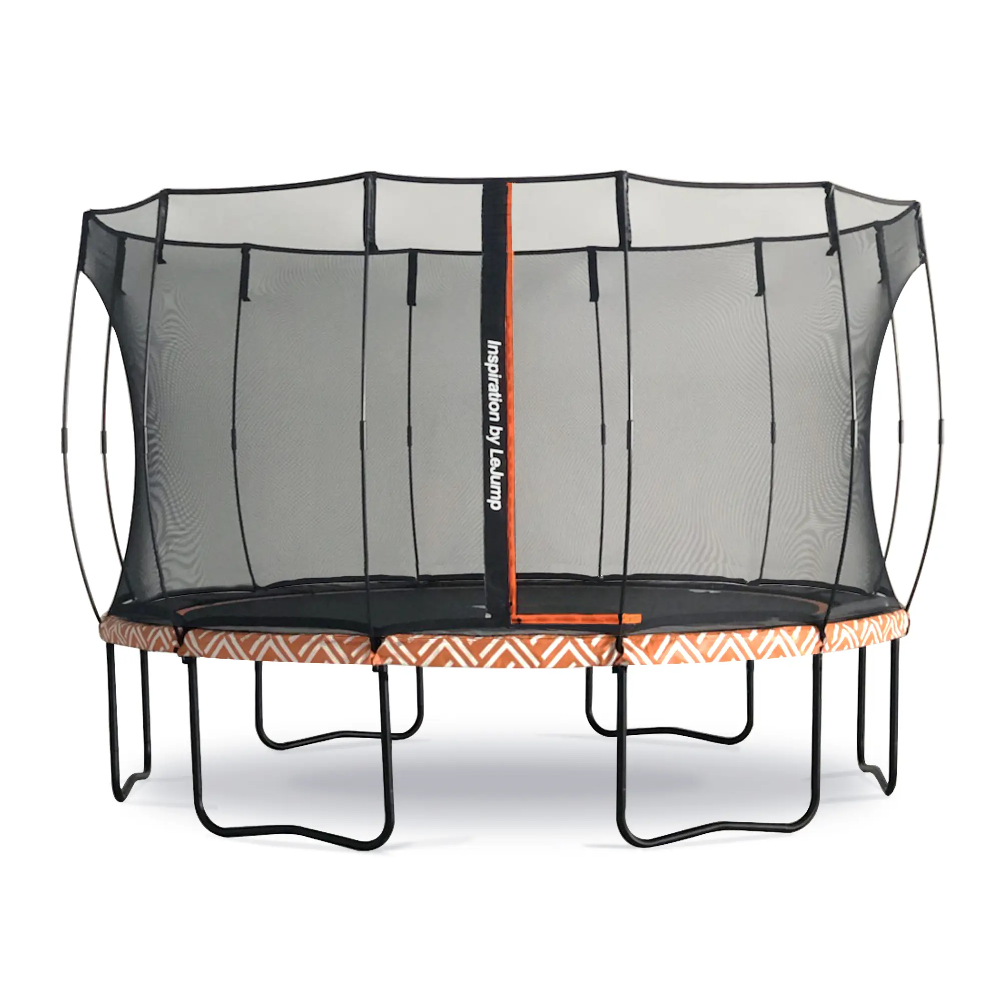 LEJUMP Springless Trampoline "LIGHTNING" Outdoor Trampoline for kids and adults 12 ft patented Trampoline fitness and Outdoor Games  Recreational Big Trampoline with Enclosure Net