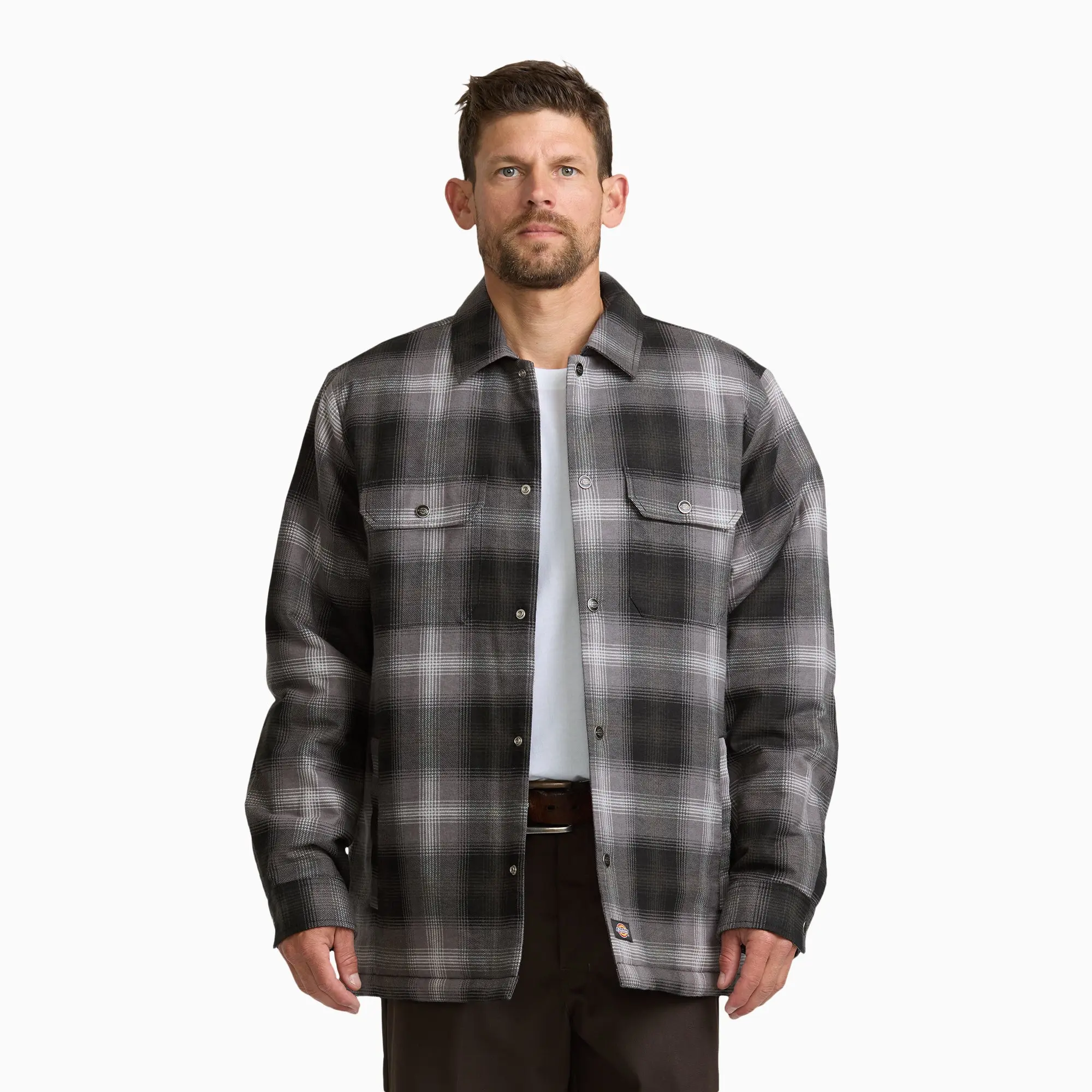 Dickies Insulated Plaid Shirt Jacket,Classic Workwear Style