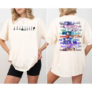 Demon Slayer Hashira Characters T Shirt Sweatshirt Hoodie, Kimetsu No Yaiba Anime Tee, Gift For Fan, Unisex Sweater Pullover Tee