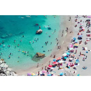Capri Pastel Beach Umbrellas