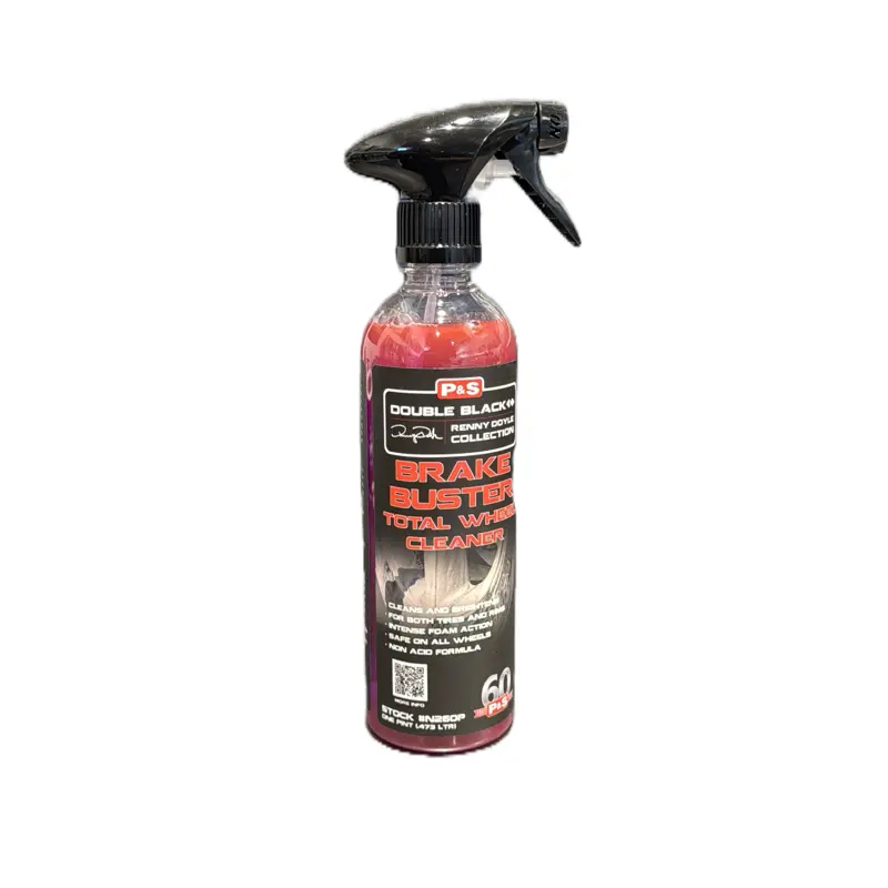 P&S Brake Buster Total Wheel & Tire Cleaner Non-Acid Formula 16oz - Safe for All Wheel Finishes with Powerful Foaming Action