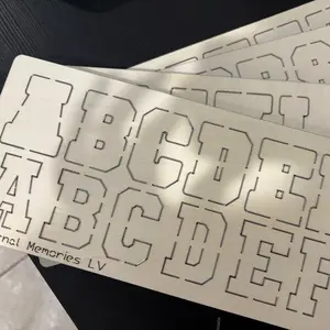 2” Varsity ABC - Wooden Die Cut