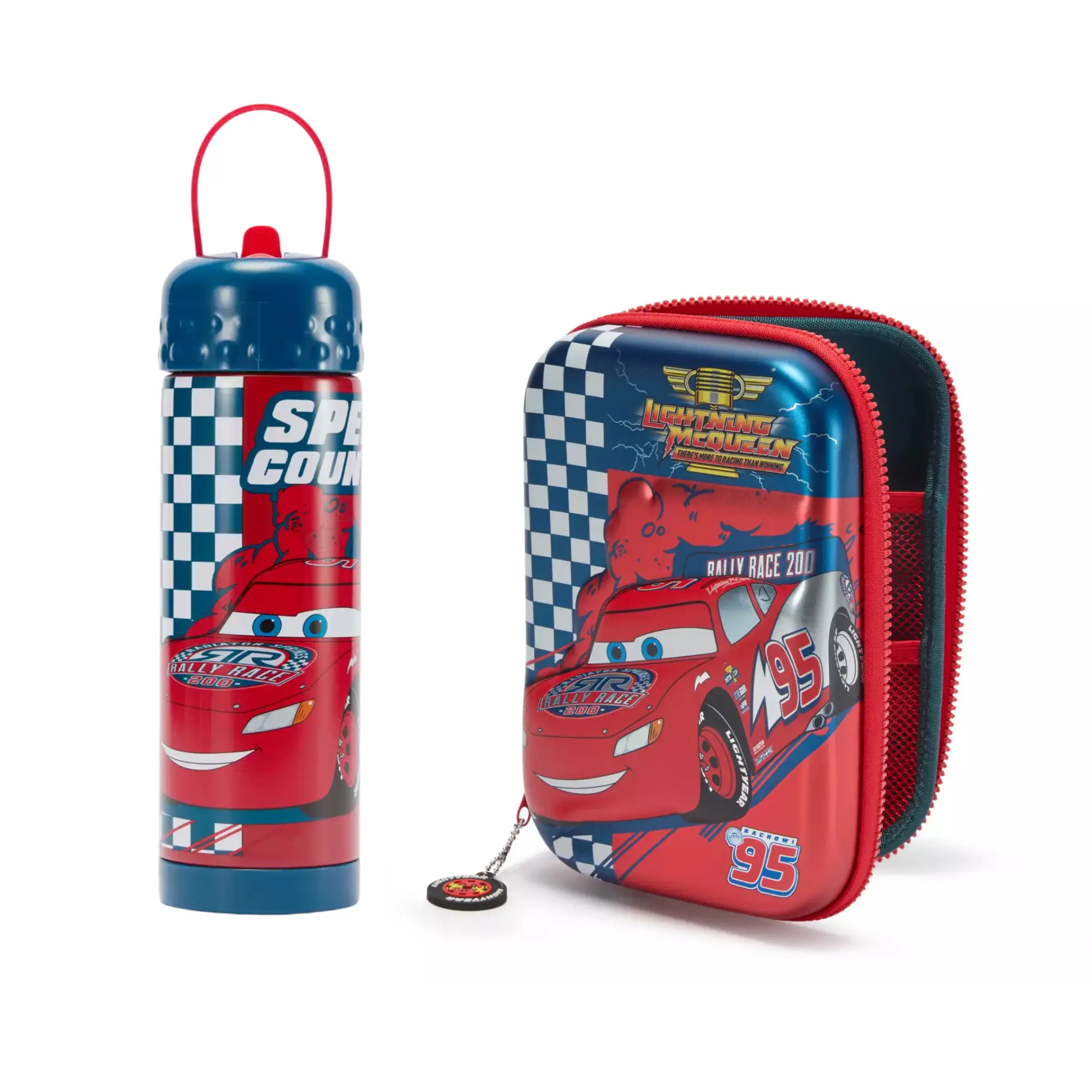 Cars Water Bottle & Stationery Kit Bundle