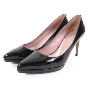 Pre-owned GUCCI Patent Leather Small Leather Goods 388314 Pumps