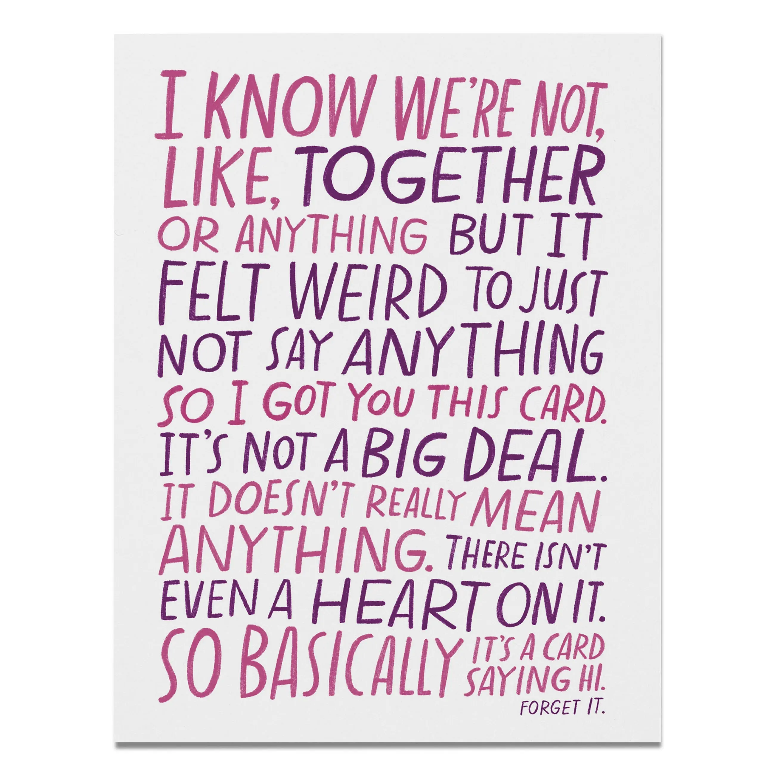 Awkward Dating Card