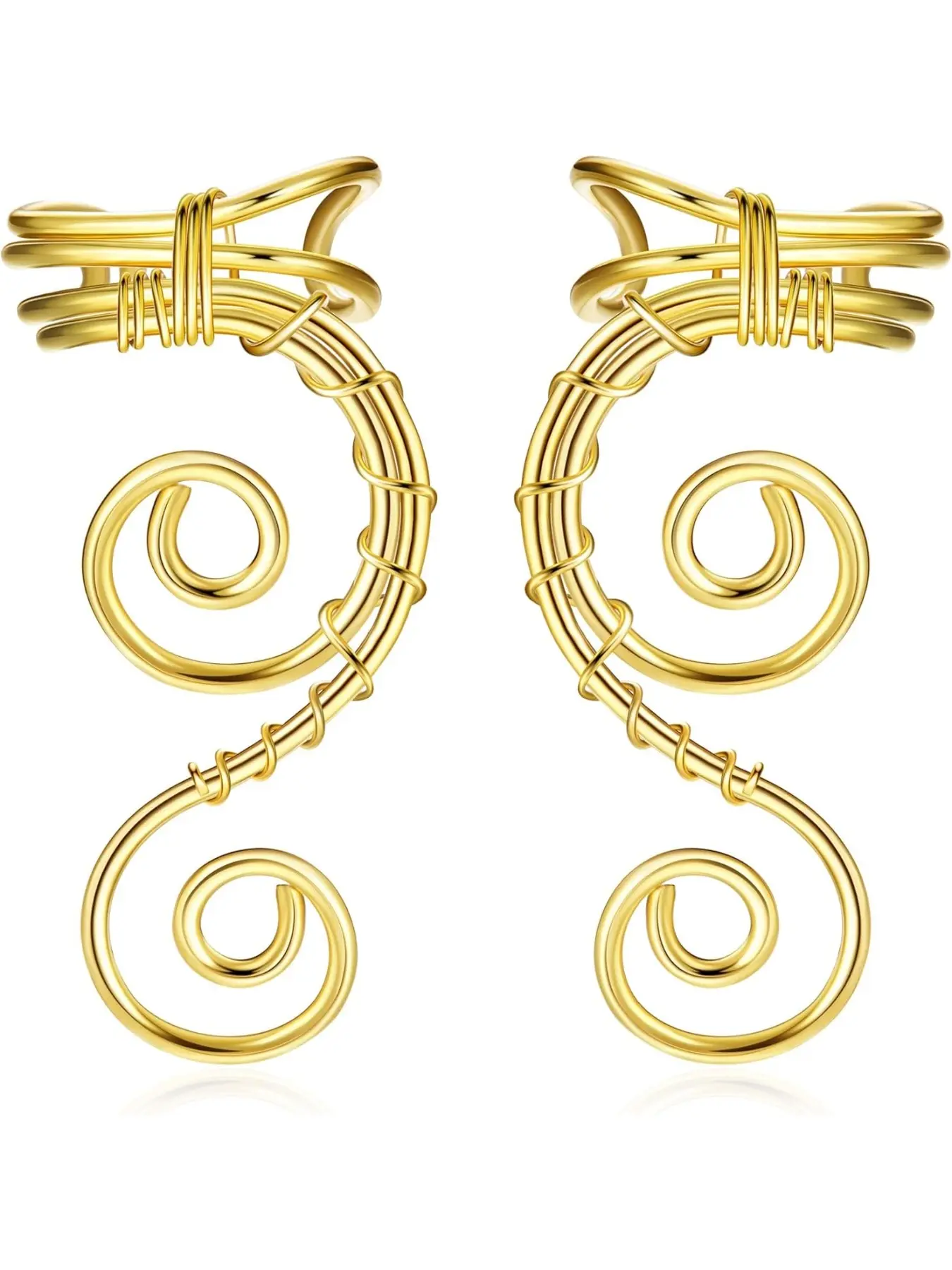 Butterfly Ear Cuff Earrings for Women No Piercing Zircon Star Ear Clip Wrap Around Fake Earrings Ear Wrap Crawler Rhinestone Wrap Leaf Earrings for Women Non Piercing Earrings