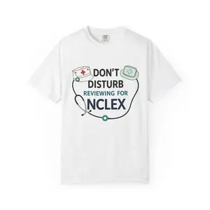 NCLEX Swiss Knife Chart T-shirt | Nursing Exam Study Reference Tee