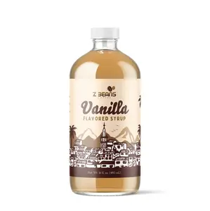 Z Beans Coffee - 16oz. Vanilla Flavored Syrup