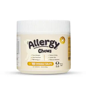 Hypoallergenic Soft Chewable Tablets for Pets: Relieve seasonal allergies and improve gut and digestive health. Veterinarian-approved nutritional supplement made with high-quality ingredients  #SummerVibes tiktokshopspringglowup