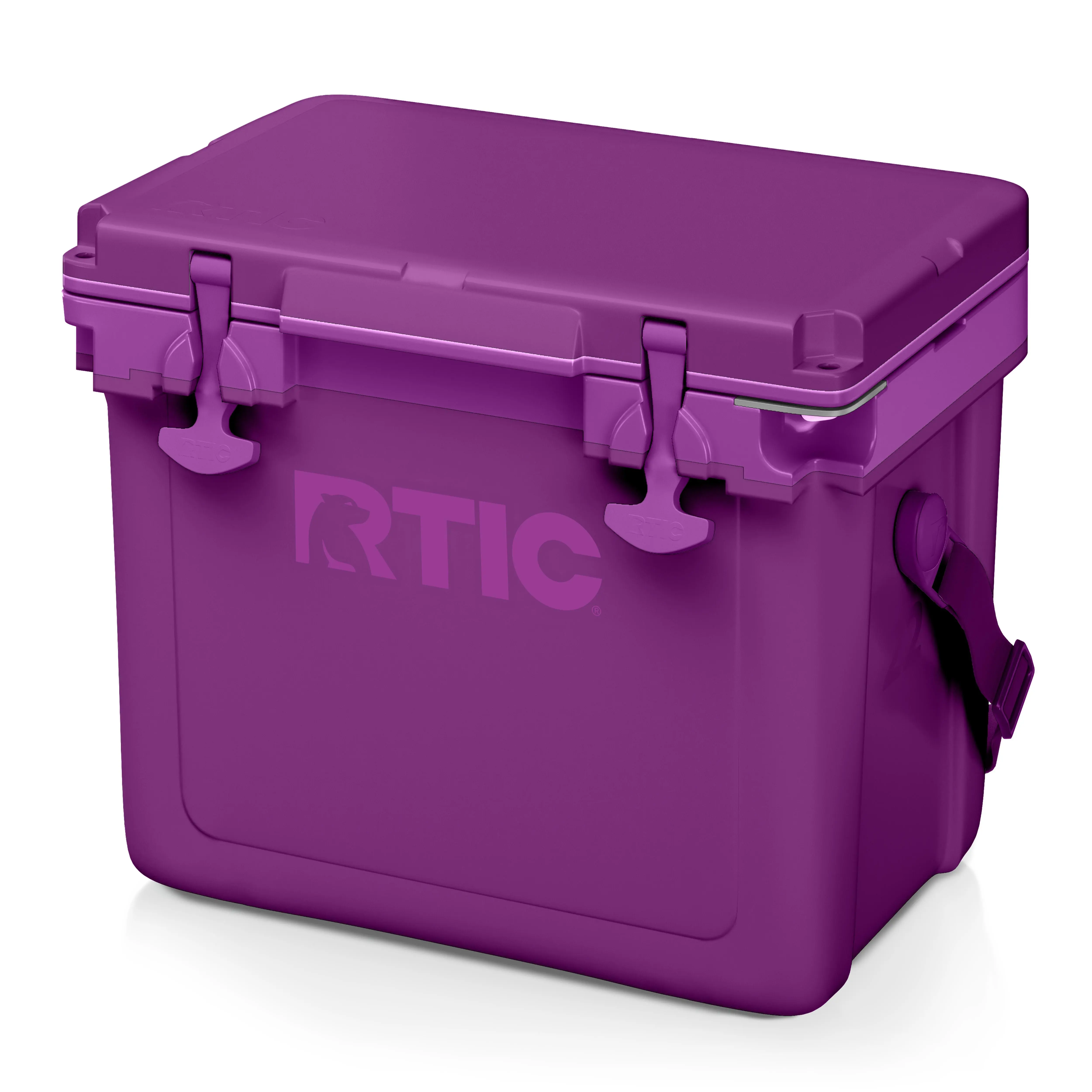 RTIC Ultra-Light 22 Qt Hard-Sided Ice Chest Cooler, Fits 30 Cans, Berry Jam