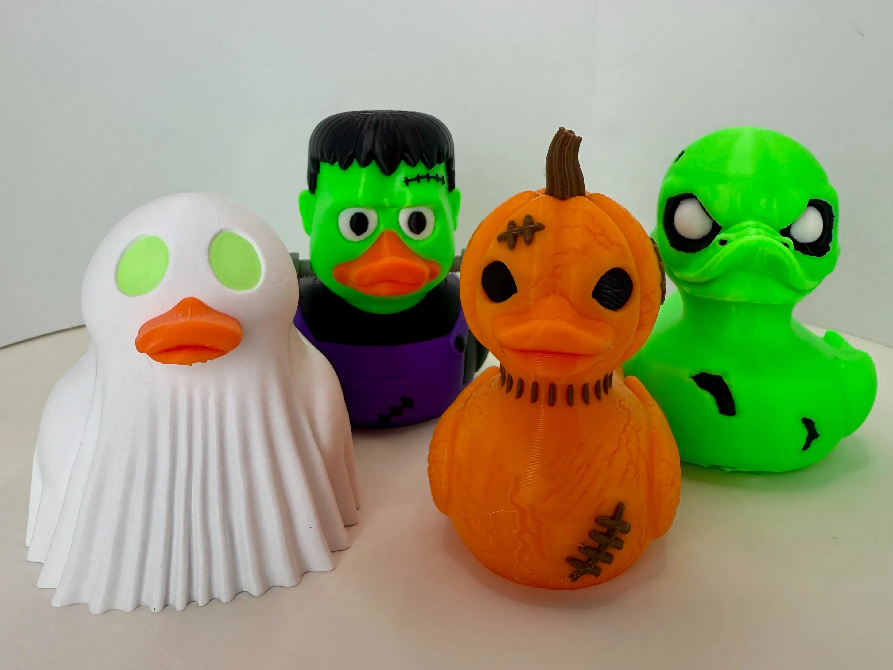 Halloween Duck Pack 3D Printed Figures