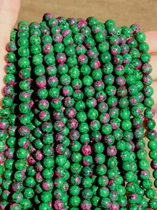 Natural Epidote Zoisite Stone Beads 4-10mm Diy Mix Beads for Jewelry Making, DIY Bracelet Necklace Earrings, 15 Inch Strand, Boho Style