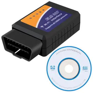 ELM327 WIFI V1.5 OBDII Adapter Car Fault Code Reader 1PC Automotive Diagnostic Tool Car Accessories Auto Diagnostic Scan Tool OBD2 Scanner For IOS Android