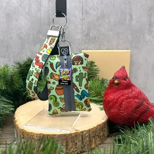 Mexican Zipper Pouch, Mexican Party Pouch, Swivel Hook Pouch, Mexican Pouch, Zipper pouch, Custom Keyfob and pouch, Mexican keyfob pouch