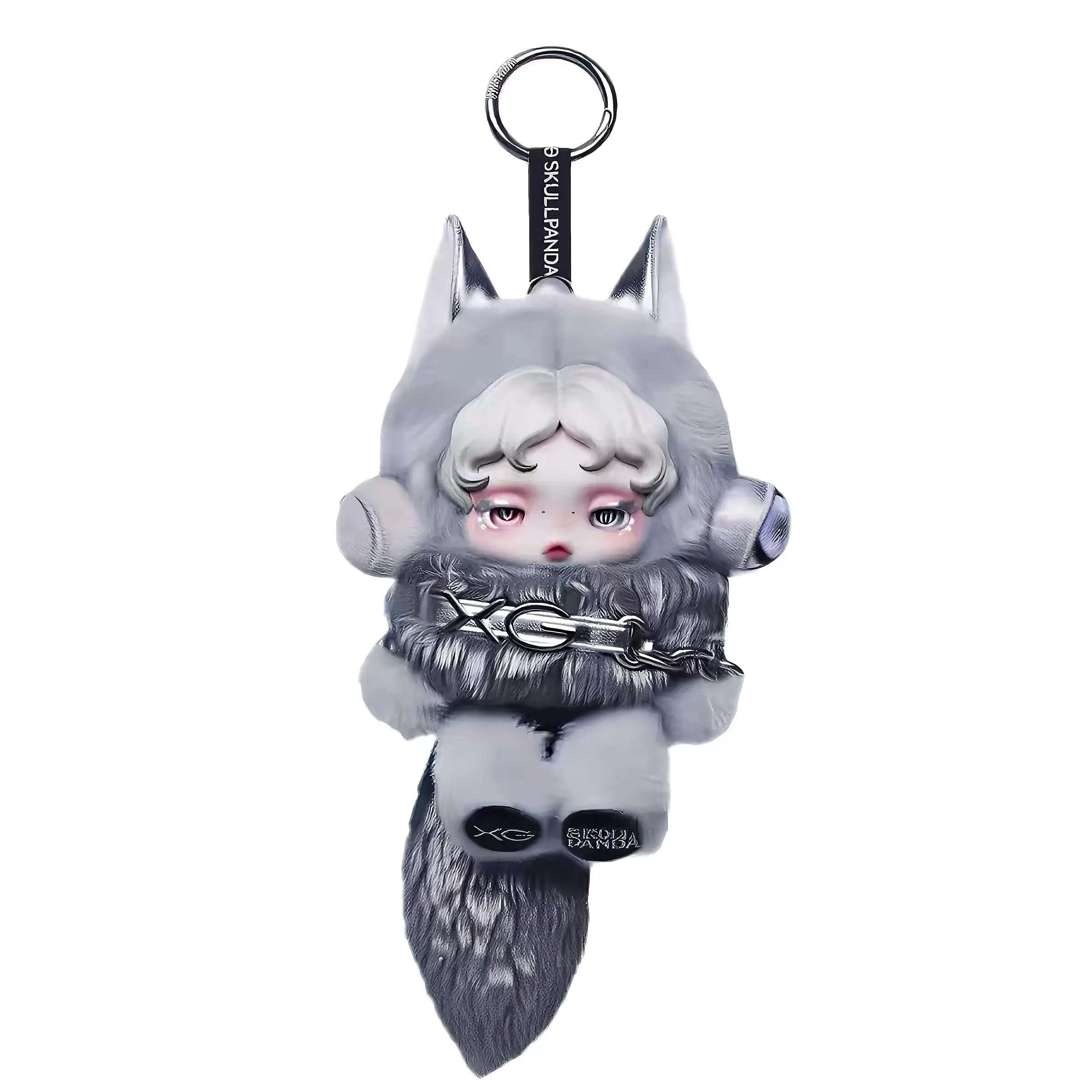Doll Plush Silver MART POP 完売品 レア グレー キーホルダー ドール 【東京限定】SKULLPANDA Pendant Japan XG x SKULLPANDA – ぬいぐるみ