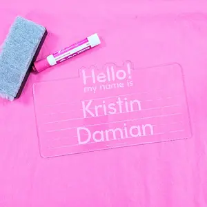 Clear Acrylic Tracing Board with Personalized Name