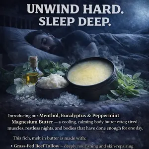 Menthol Eucalyptus and Peppermint Magnesium Balm