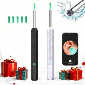 Earwax removal tool, earwax cleaner with camera, earwax removal set with light, earwax cleaner for iOS and Android, Valentine's Day gift, holiday gift, birthday gift, Earwax Remover