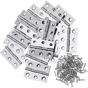 20 stainless steel folding hinges 5.08 cm door and window hinge distribution 120 screws