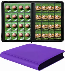 16-Pocket Trading Card Binder | 1000+ Capacity Ringless PU Cover Album for MTG, TCG & Sports Cards