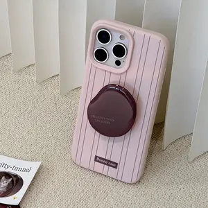 Creative Coffee Bean Phone Stand, Adjustable Phone Holder, Stylish Mobile Accessory for Hands-Free Use, Perfect for Home & Gift Ideas