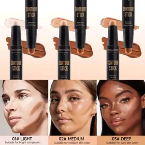 Face Foundation Contour Pen Long Lasting Concealer Stick for Dark Circles Contouring Flawless Coverage Makeup Cosmetic Contour Stick