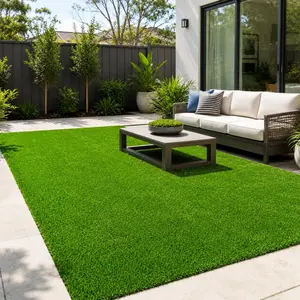 Artificial Grass Turf, No Mowing Pet Friendly Fake Grass, 0.78in Thick Synthetic Lawn for Backyards, Waterproof UV Resistant Realistic Outdoor Mat for Dogs