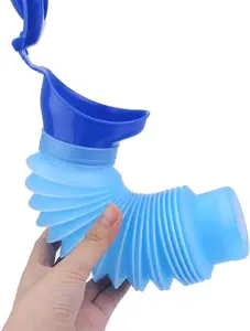 Boresse Emergency Toilet Shrinkable Urinal Urine Bottle Portable Potty Pee Bottles for Male Female Kids Outdoor Camping Travel Traffic Jam 750ml