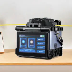 VEVOR Fiber Fusion Splicer 6 Motor Core Wire Alignment 6 Seconds Fusion Splicing 5inch LCD Screen/Touch Screen