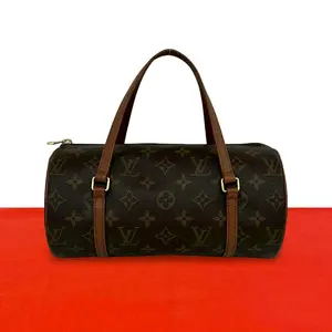 Pre-owned Louis Vuitton Canvas Shoulder Bags Papillon Monogram Handbag