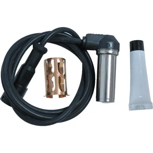 TORQUE Heavy Duty ABS Sensor Kit - Meritor R955336 (TR955336) Replacement for Commercial Trailers, Braking Sys. Compatible, 3.3 ft Cable, 90-Degree Connector, 2-Pin Female, 4.4 mm Diameter Cable, Accurate Wheel Speed Data