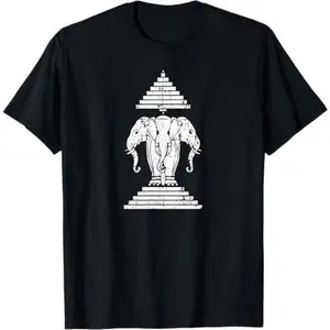 Laos 3 Headed Elephant Erawan Airavata | Laotian | Sabaidee T-Shirt
