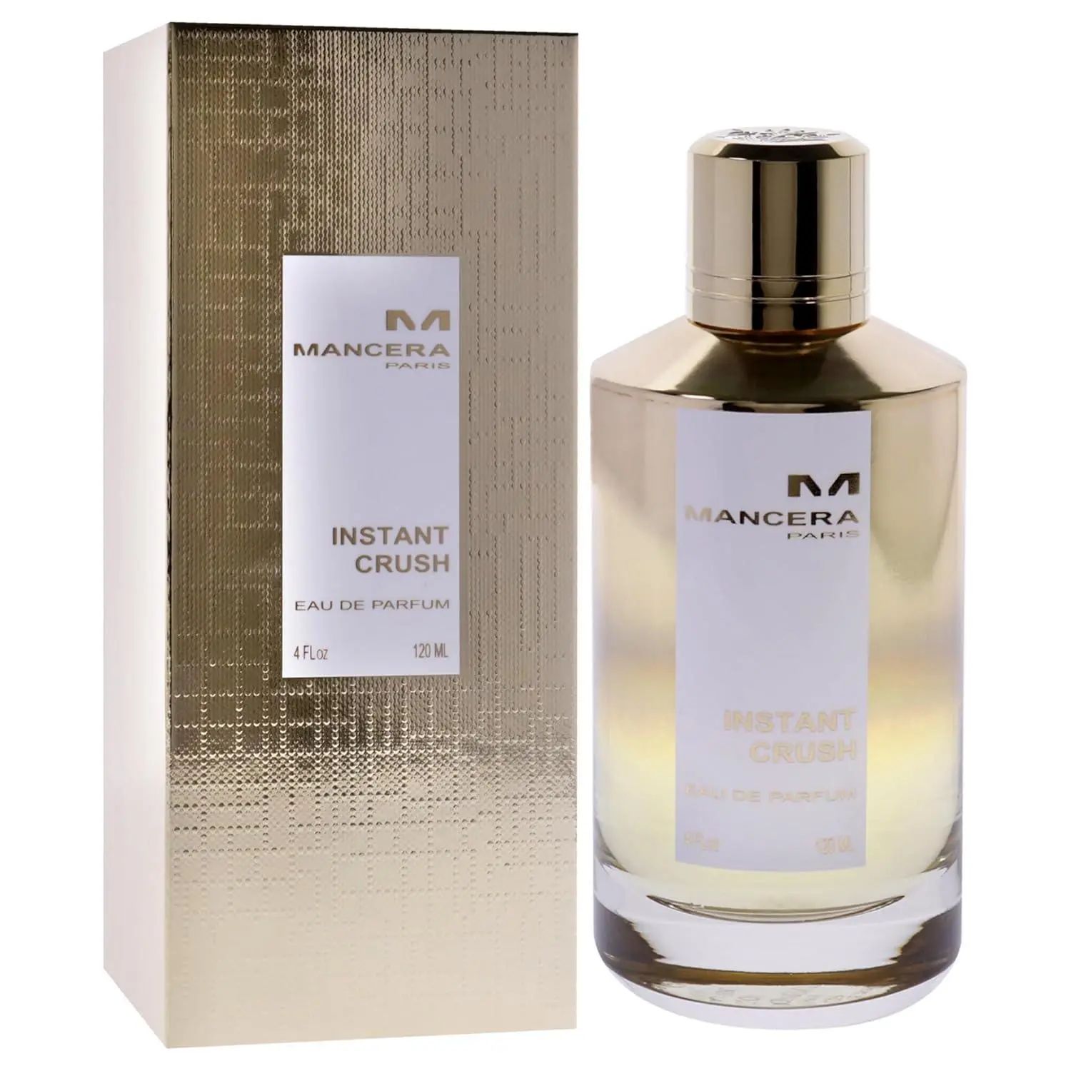 MANCERA Instant Crush 120ml Eau de Parfum Spray - Luxurious Fragrance for Women & Men Golden Vanilla Scented Genderless Perfume
