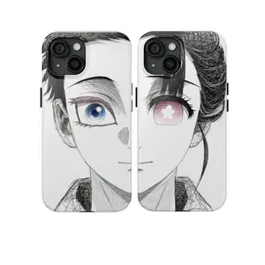 Couple Phone Case Akaza & Koyuki- Demon Slayer: Kimetsu no Yaiba – The Movie: Infinity Castle Phone Case for iPhone 17 16 15 14
