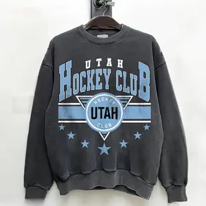 Vintage 90s Utah Hockey Club Crewneck, Utah Hockey Club Hockey Team Retro Sweatshirt, Utah Hockey Gift For Fan 11325TK47