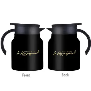 1pc/34oz/1000ml/Insulated Flask,Double Walled Insulated Coffee Pot,Stainless Steel Tea Kettle With Handle And Lid, Great For Parties And Celebrations, Thanksgiving Gifts, New Year Gifts, Valentine's Day Gifts Perfect For Family And Friend Gatherings